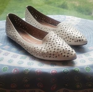 Jeffrey Campbell laser cut flats